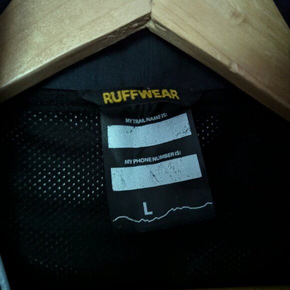 RuffWear Aira Rain Jacket Waterproof Dog Rain Coat Twilight Gray - Picture 4 of 9